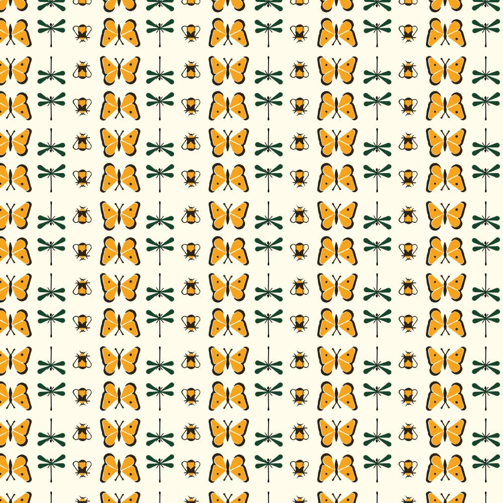 Charley Harper: Winged Bugs Poplin