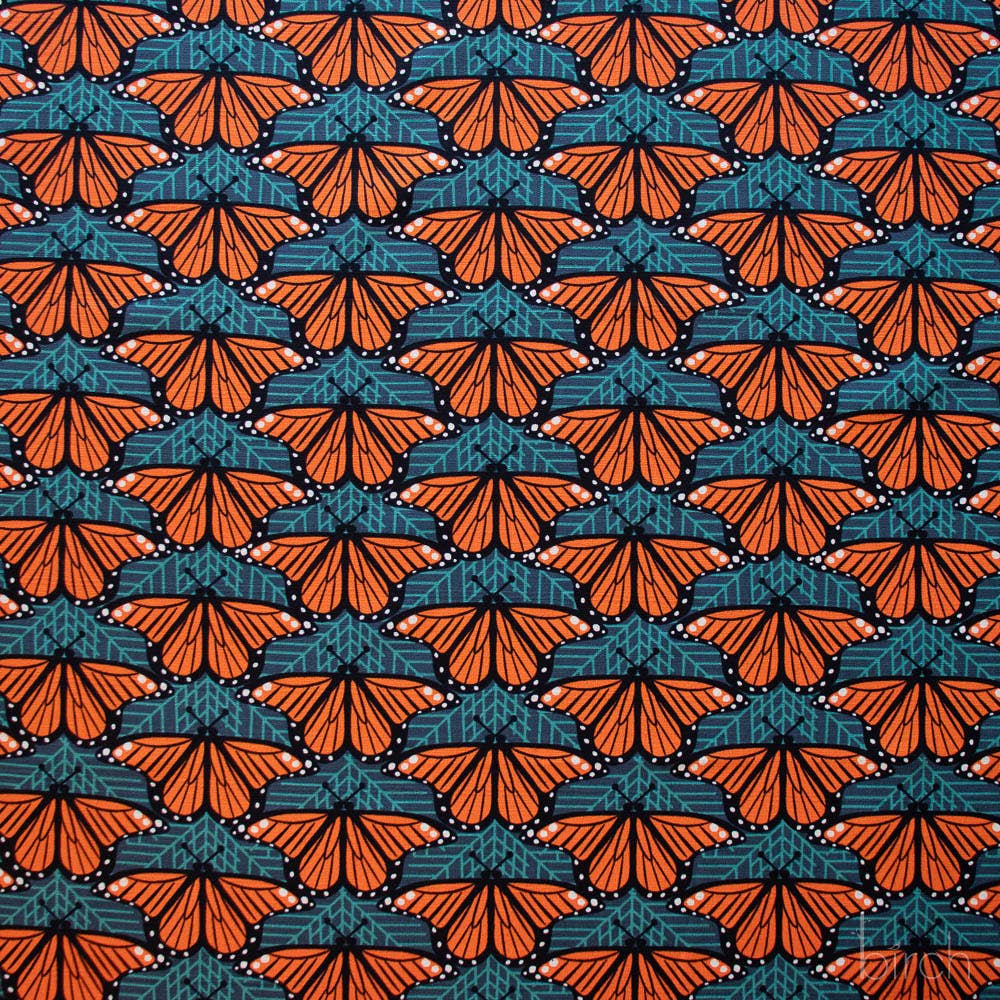 Charley Harper: Monarch Butterflies Barkcloth