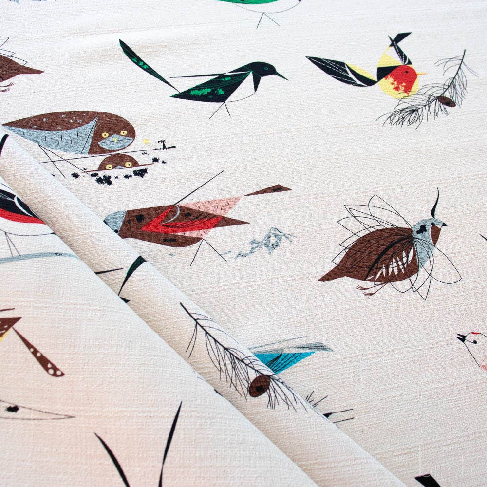 Charley Harper: Western Birds Barkcloth