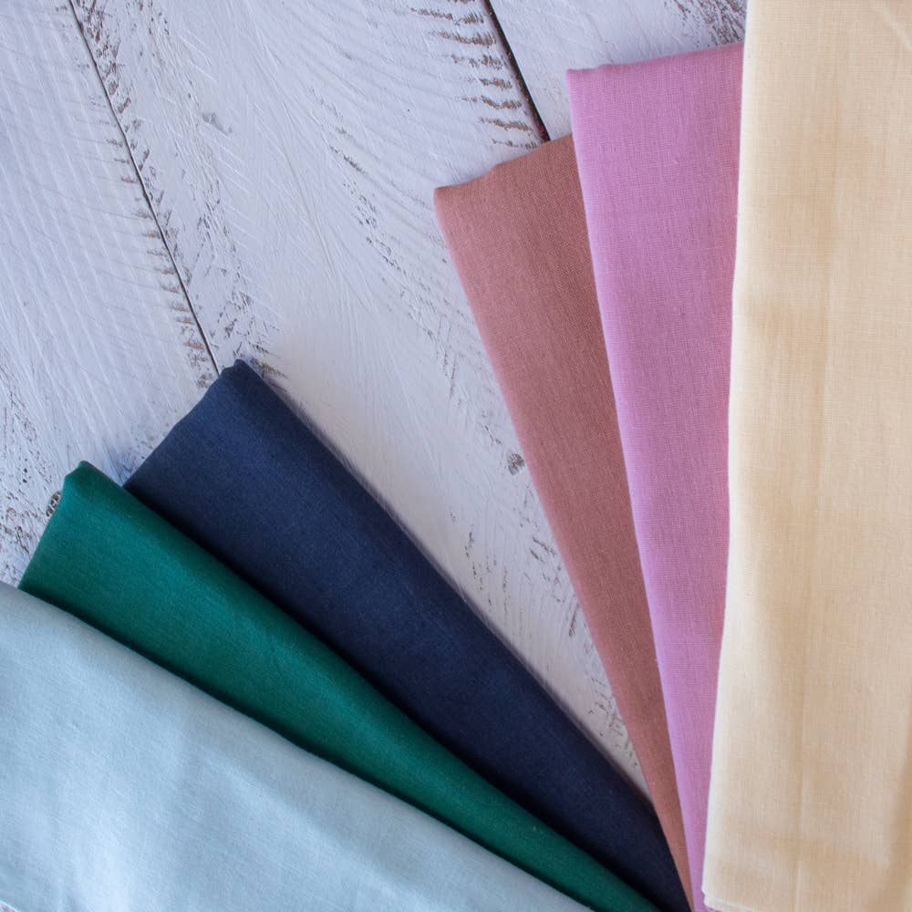 Solid Double Gauze Fat Quarter Bundle