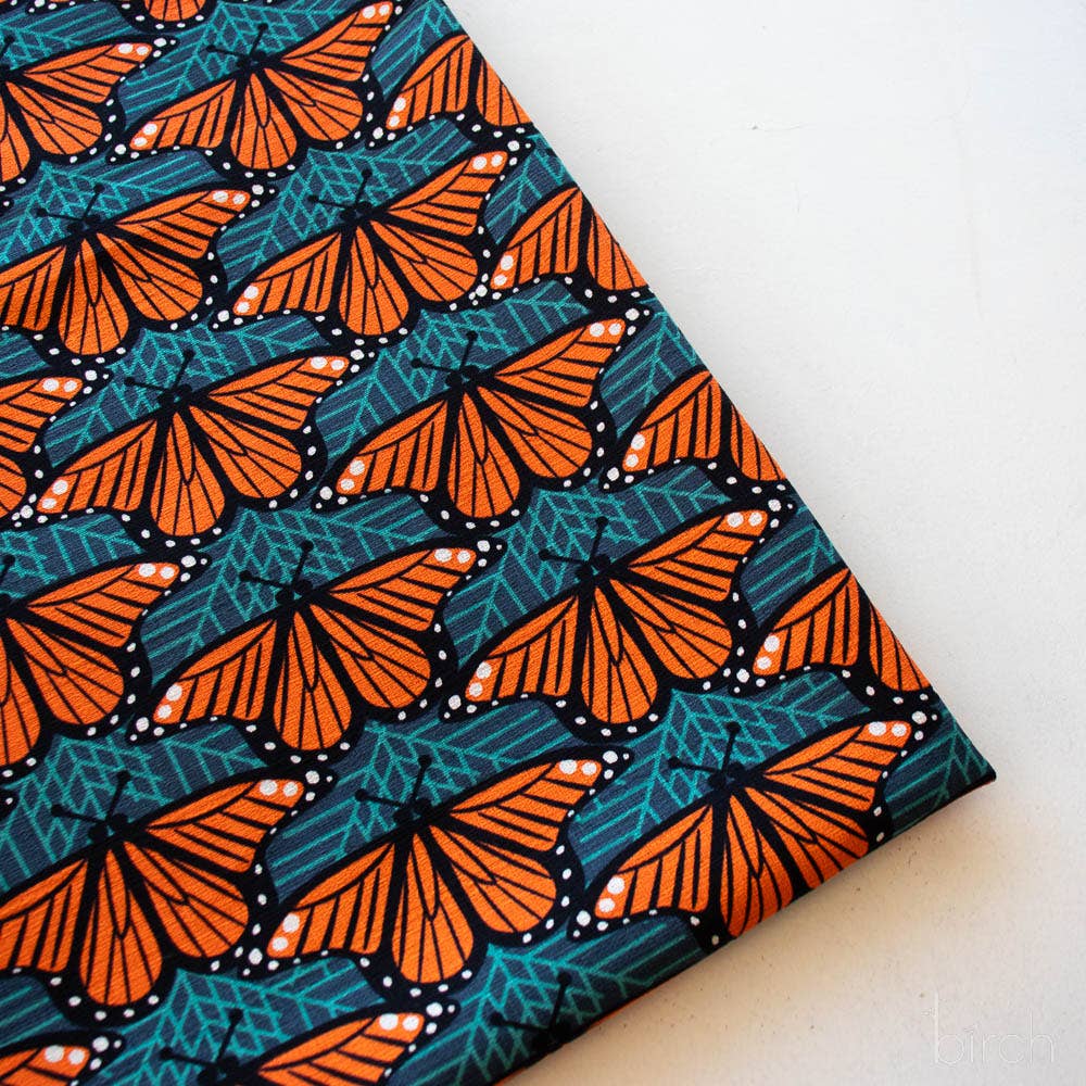 Charley Harper: Monarch Butterflies Barkcloth