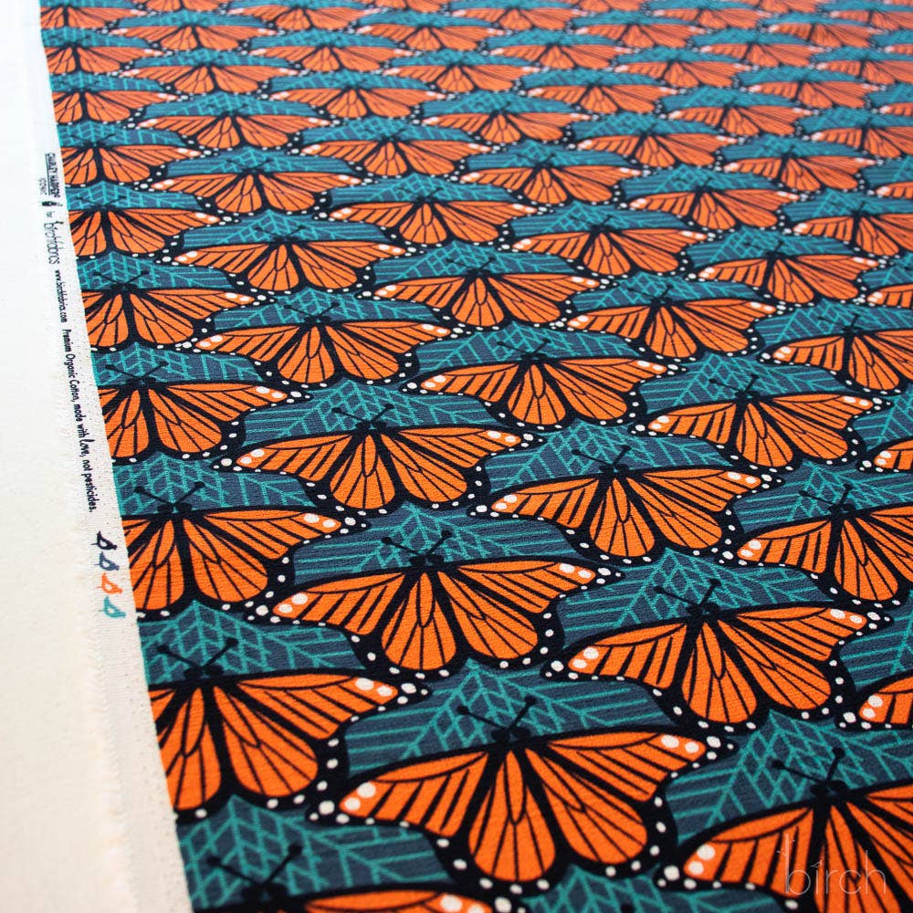 Charley Harper: Monarch Butterflies Barkcloth