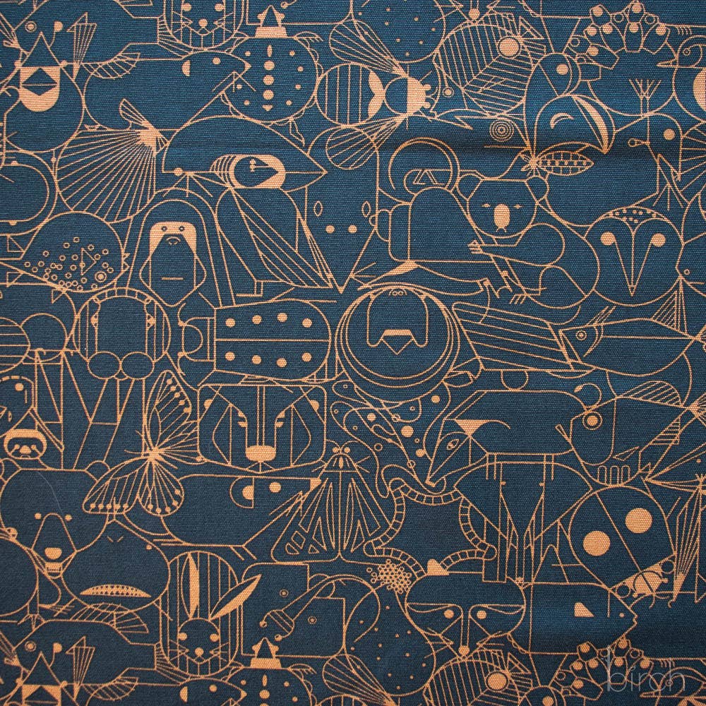 Charley Harper: End Papers Dusk Canvas