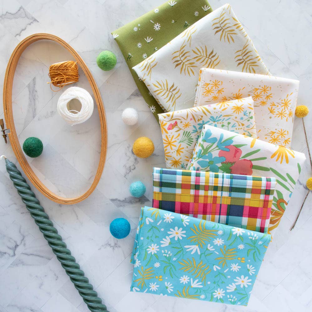 Market Wild Fronds Fat Quarter Bundle, 7 Total