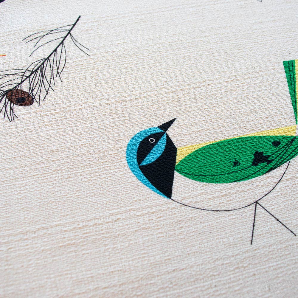 Charley Harper: Western Birds Barkcloth