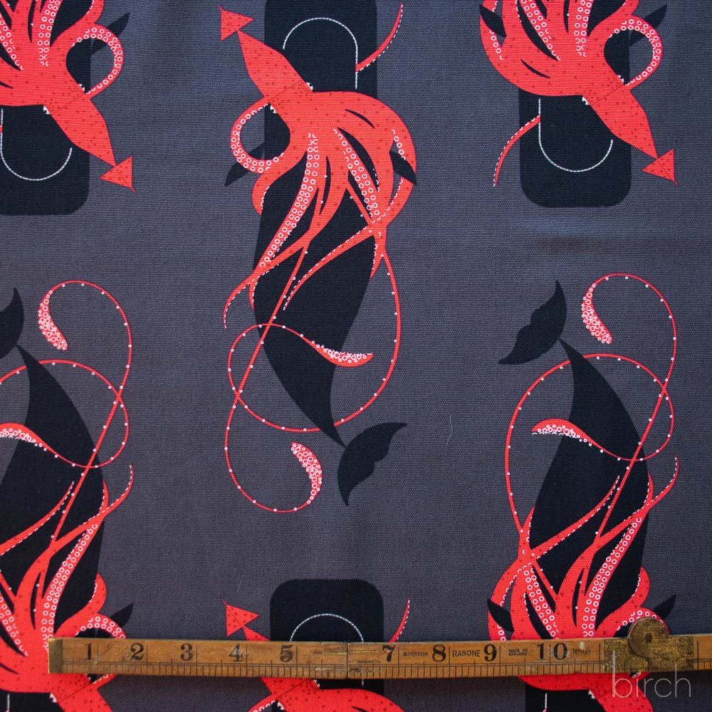 Charley Harper: Squid and Whale Canvas