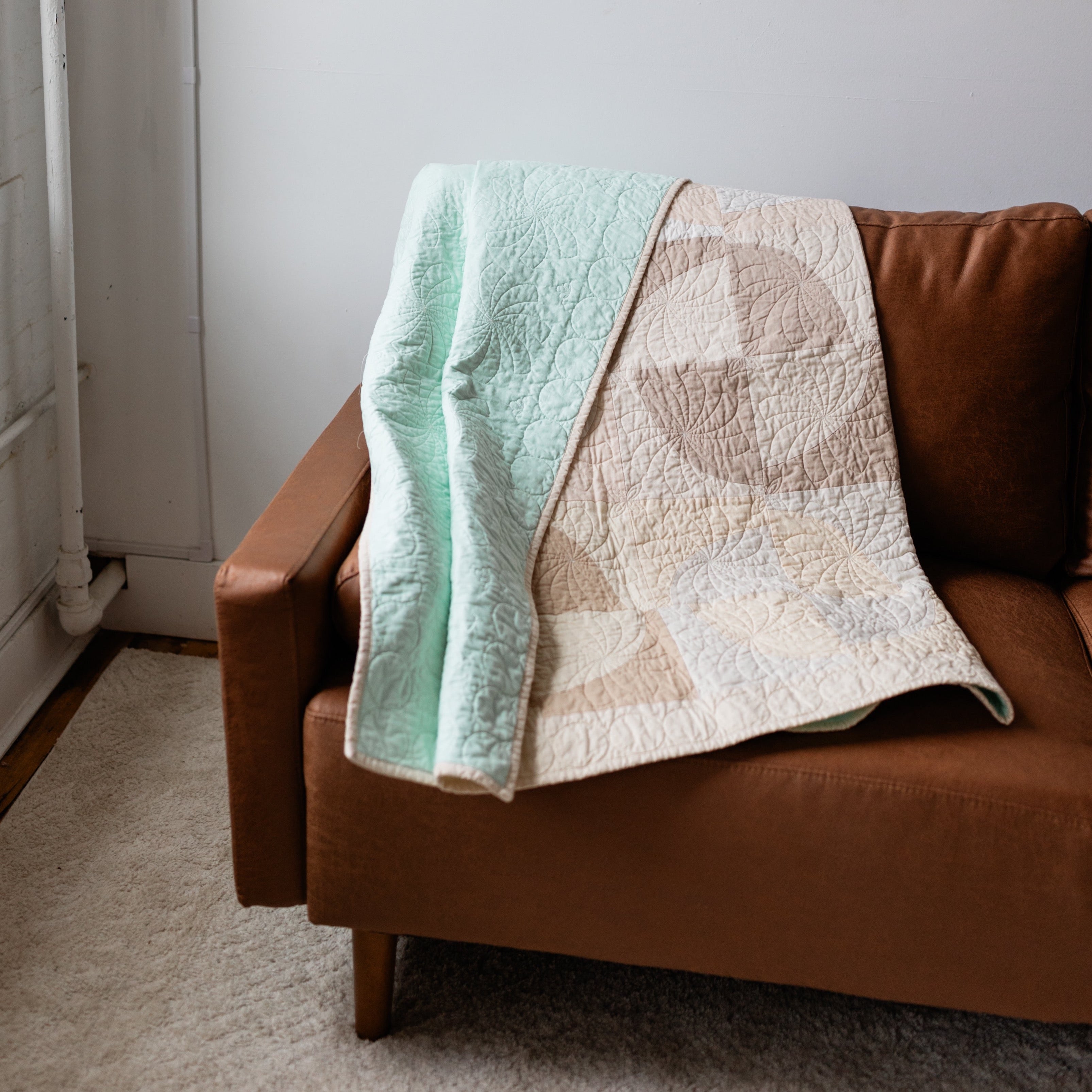 Pale Moons | Handmade Quilt