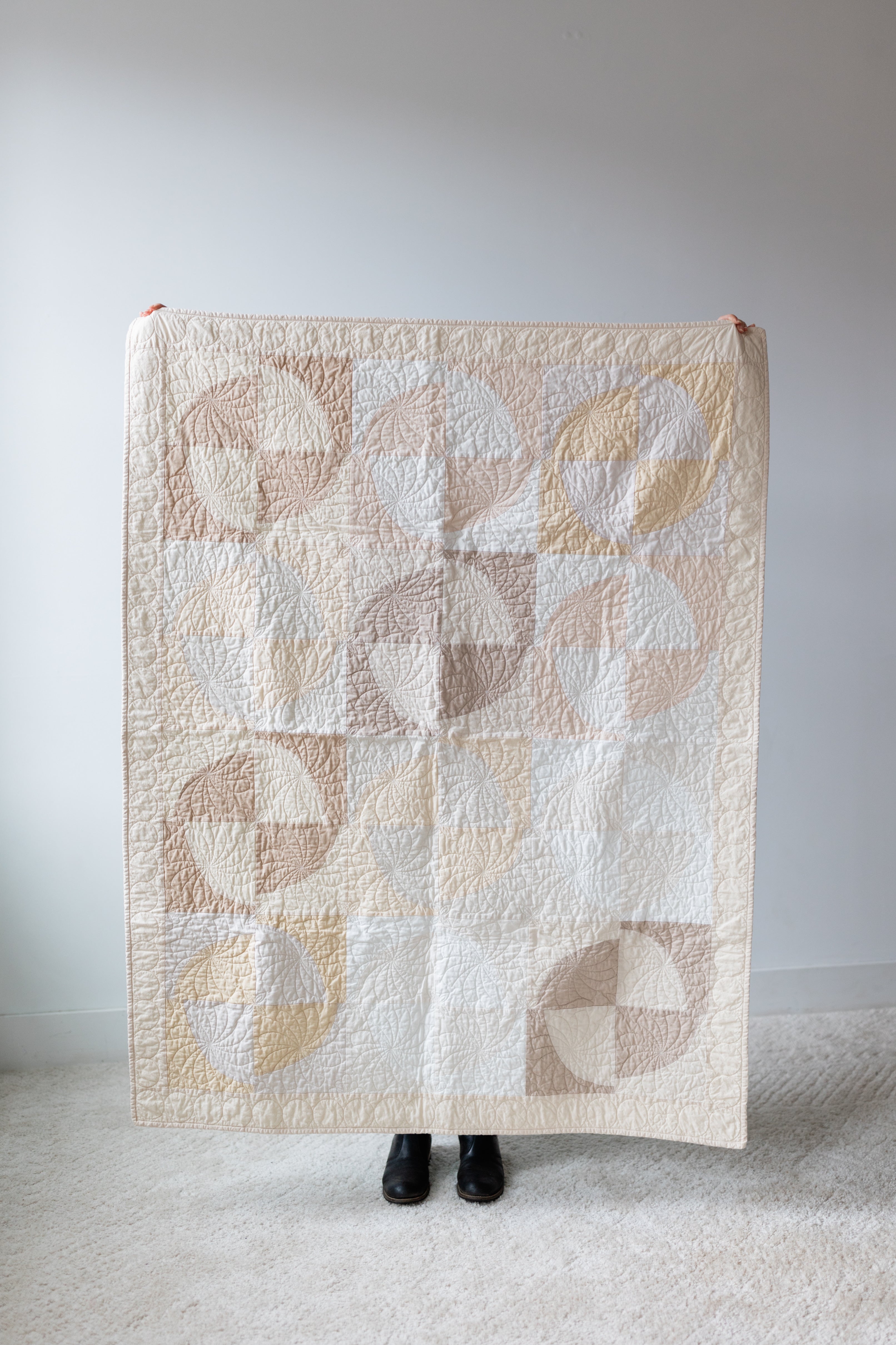Pale Moons | Handmade Quilt