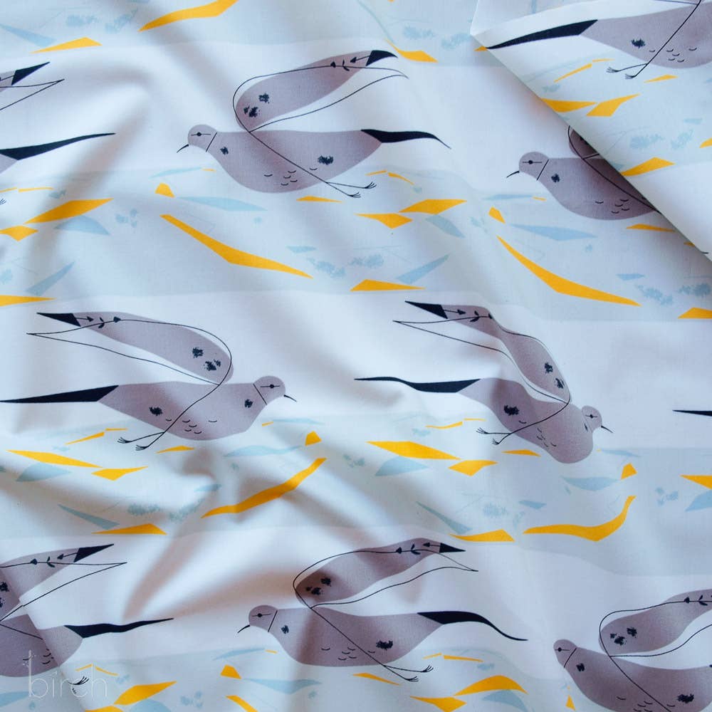 Charley Harper: Mourning Dove Poplin