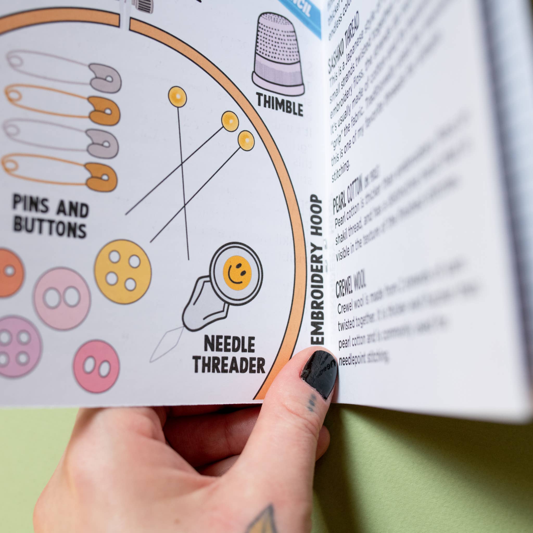 'Embroidery + Cross Stitch Basics Guide' Zine