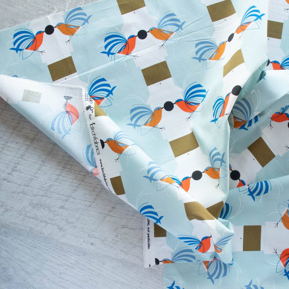Charley Harper: Homecoming Poplin