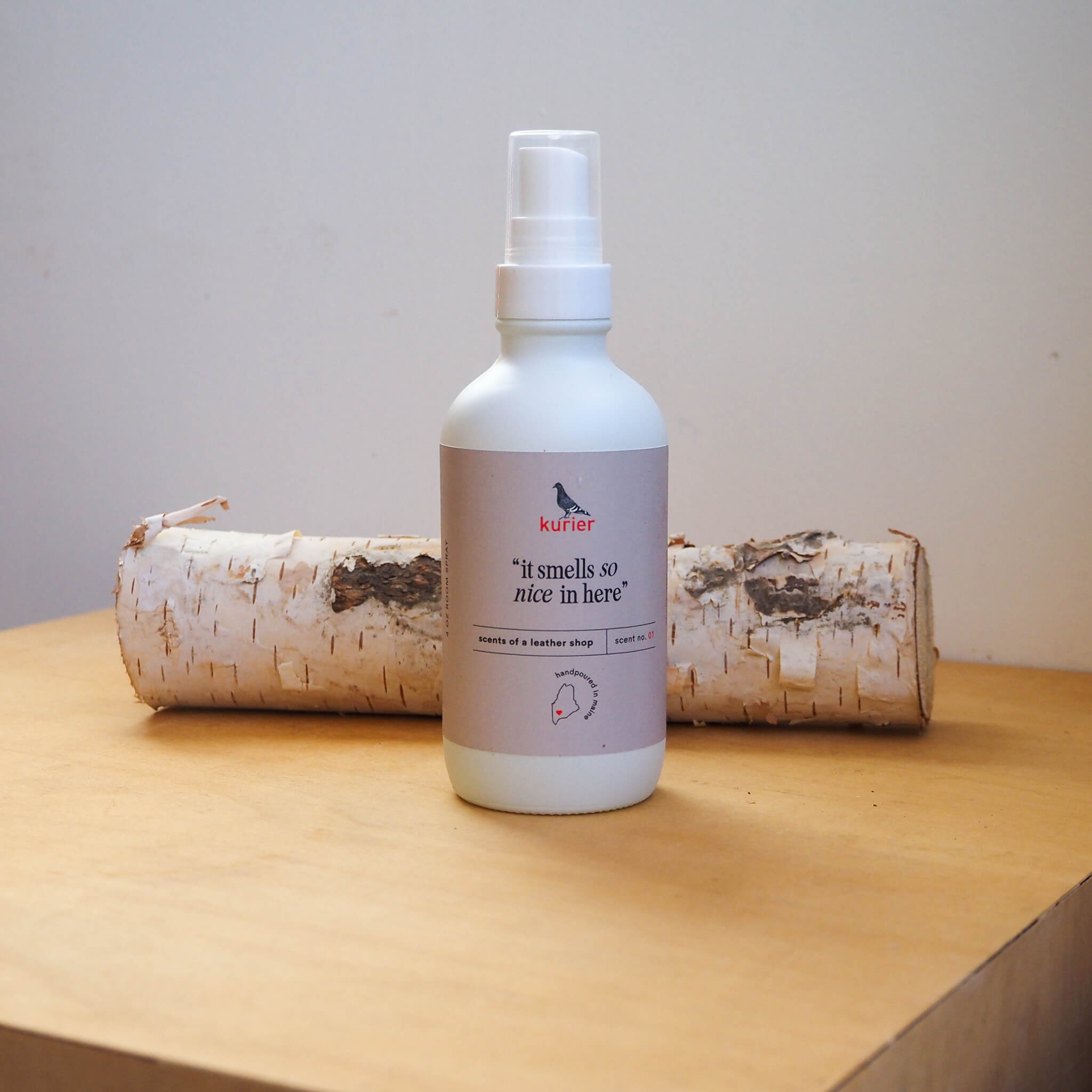 kurier's signature scented goods - room spray - "it smells so nice in here"