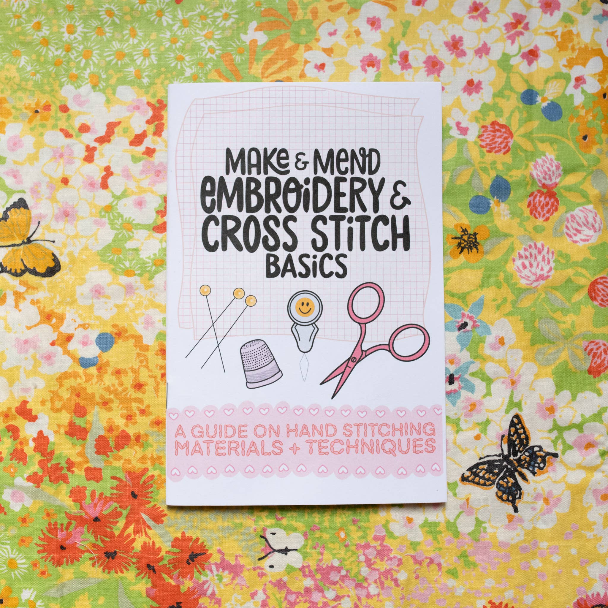 'Embroidery + Cross Stitch Basics Guide' Zine