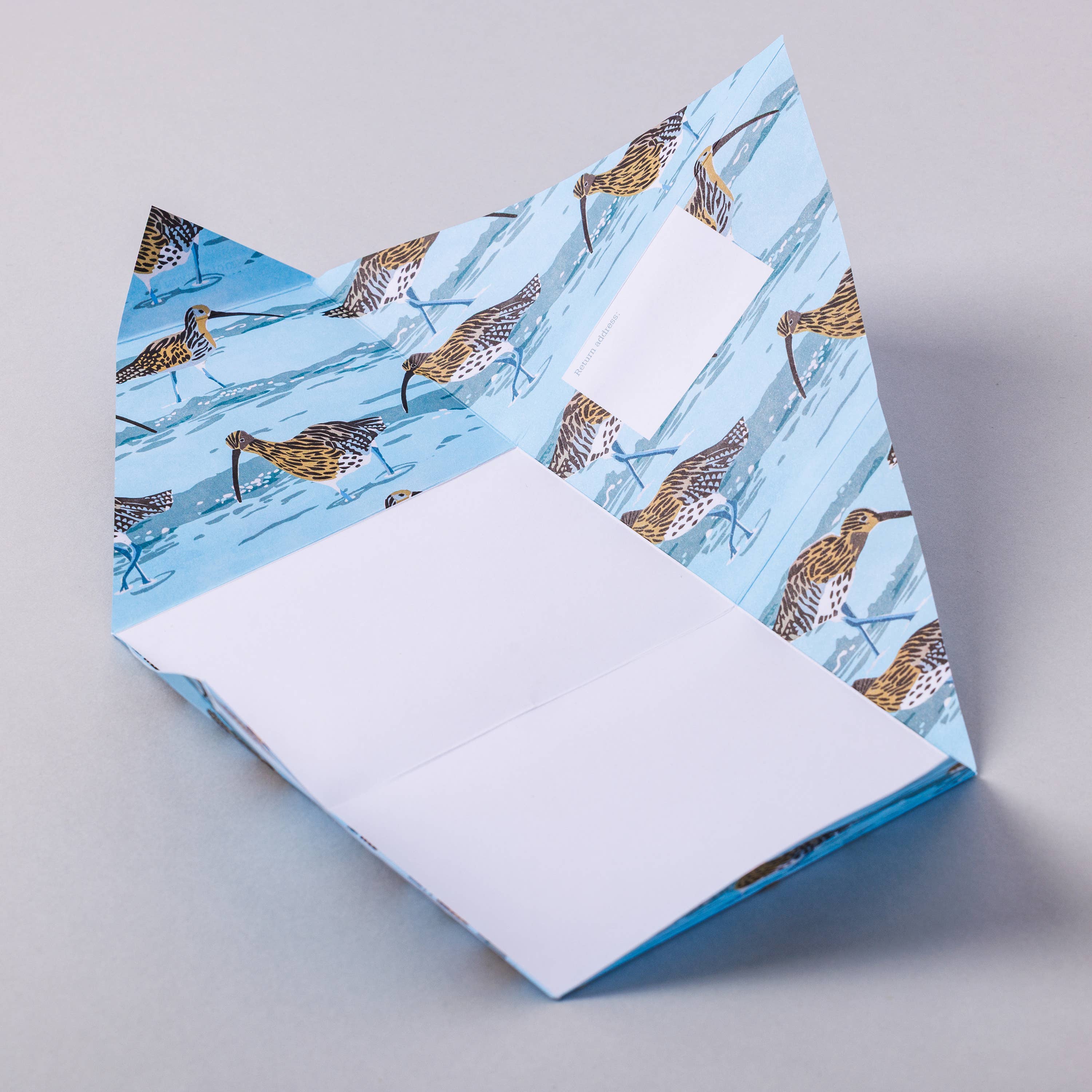 Hebridean Pigeon, Folding Seaside Letter Set – Pack of 6