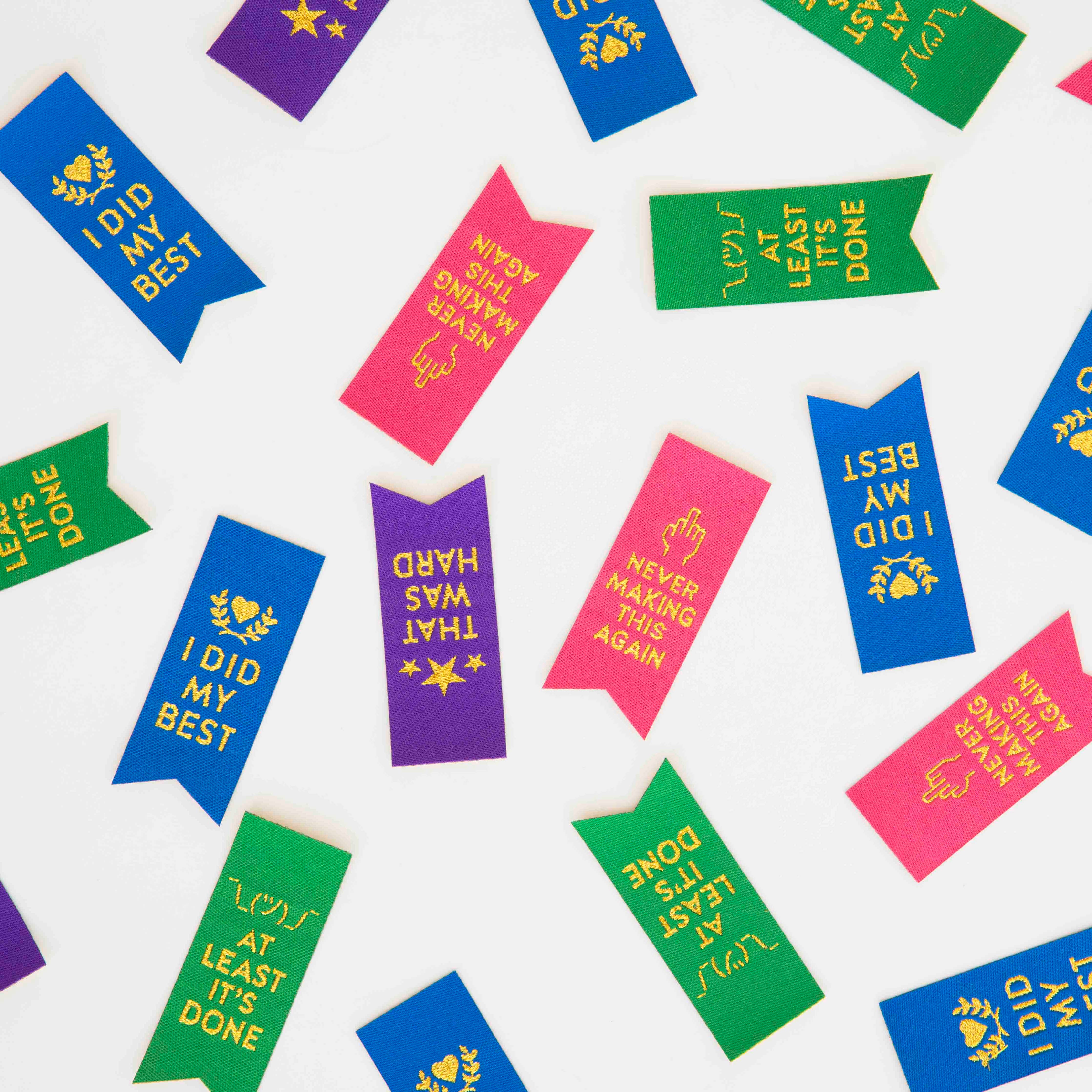 Sarcastic Award Ribbon Multipack Sewing and Quilting Labels