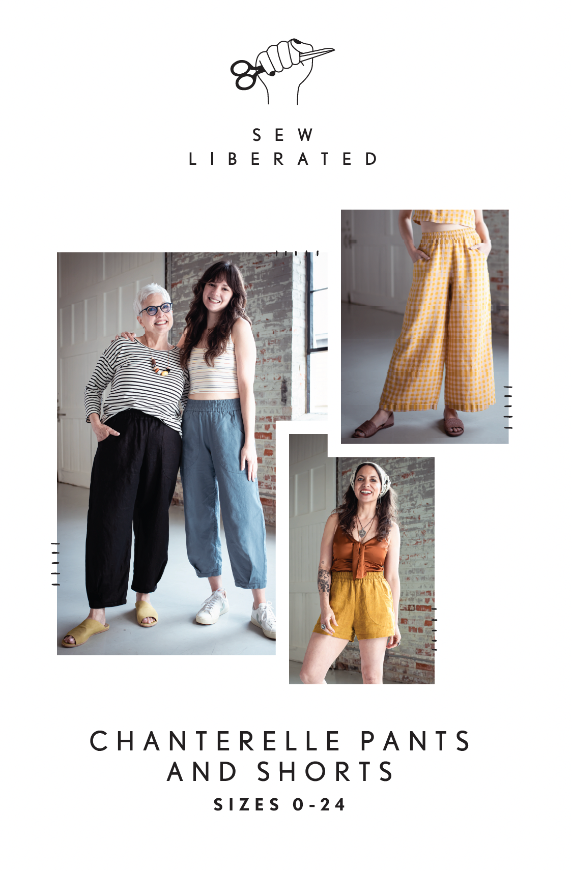 Chanterelle Pants and Shorts Paper Pattern Sizes 0-24