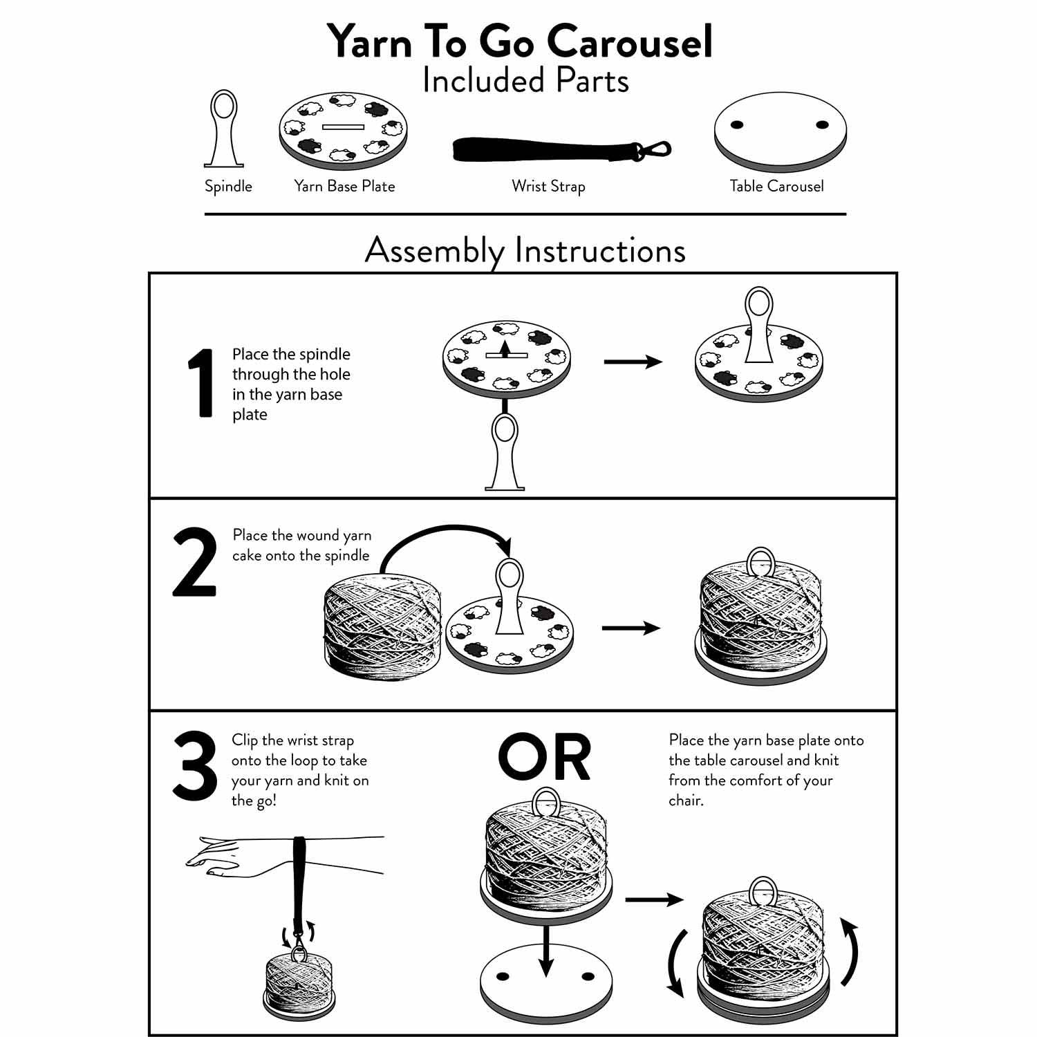 Mandala Yarn To Go Carousel