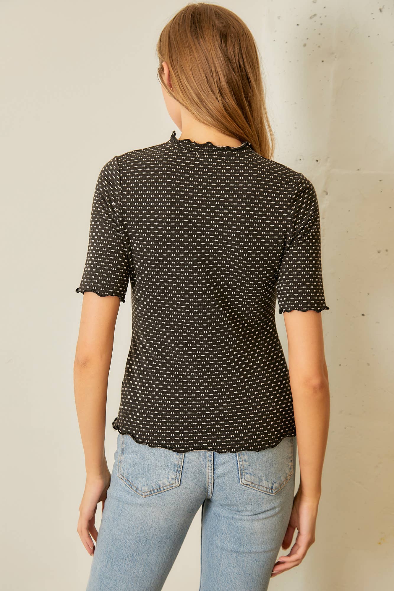 Dot Dot Textured Knit top