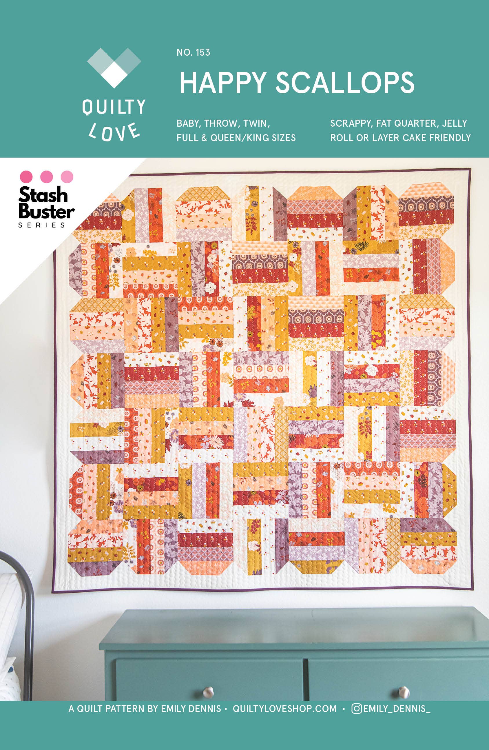 Happy Scallops Printed PAPER pattern