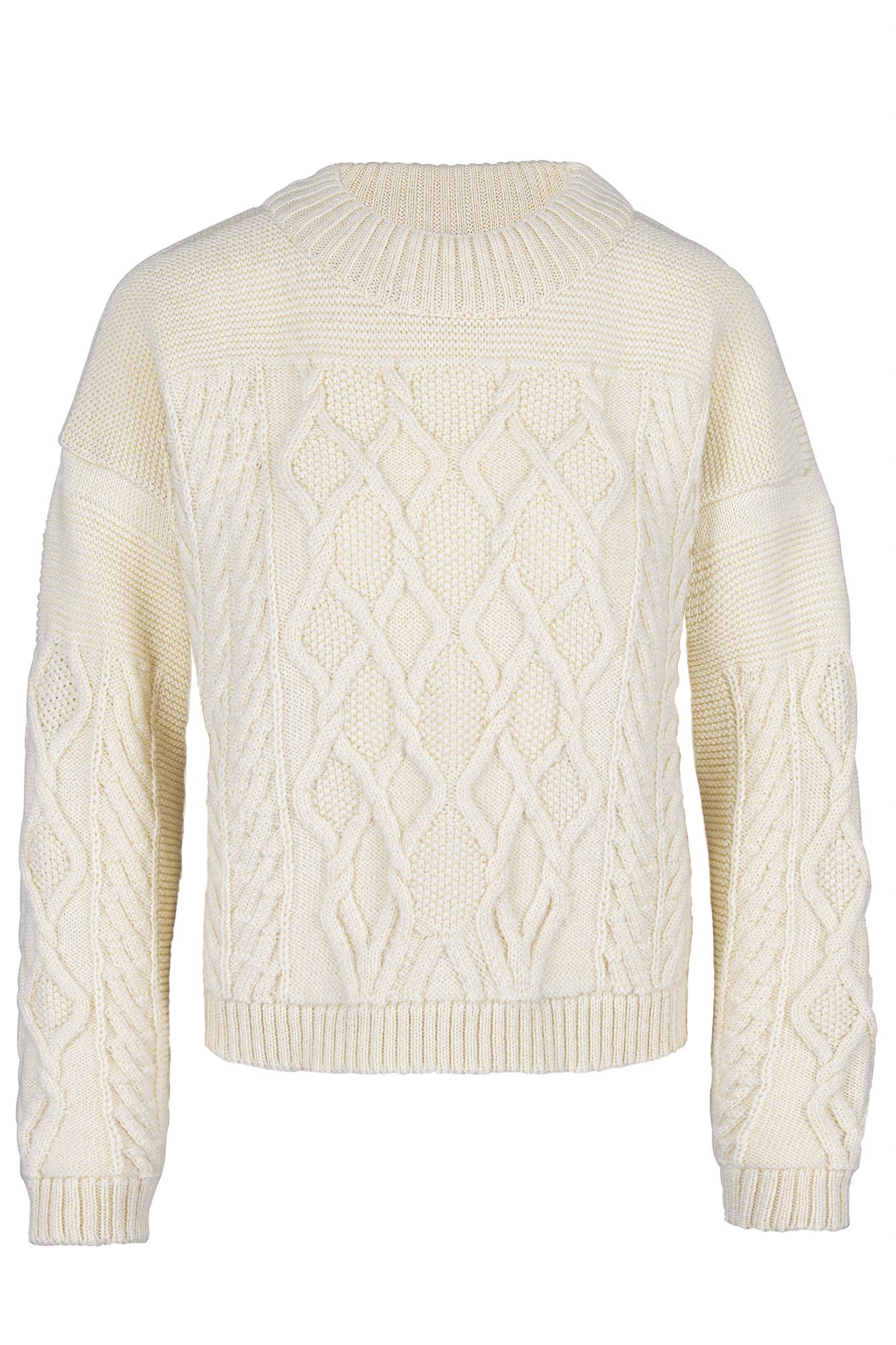 Tora Wool Aran Sweater