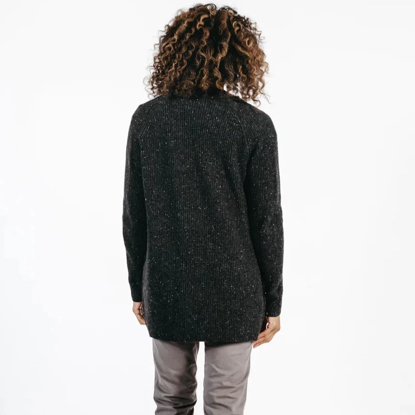 The Lewis Cardigan - charcoal