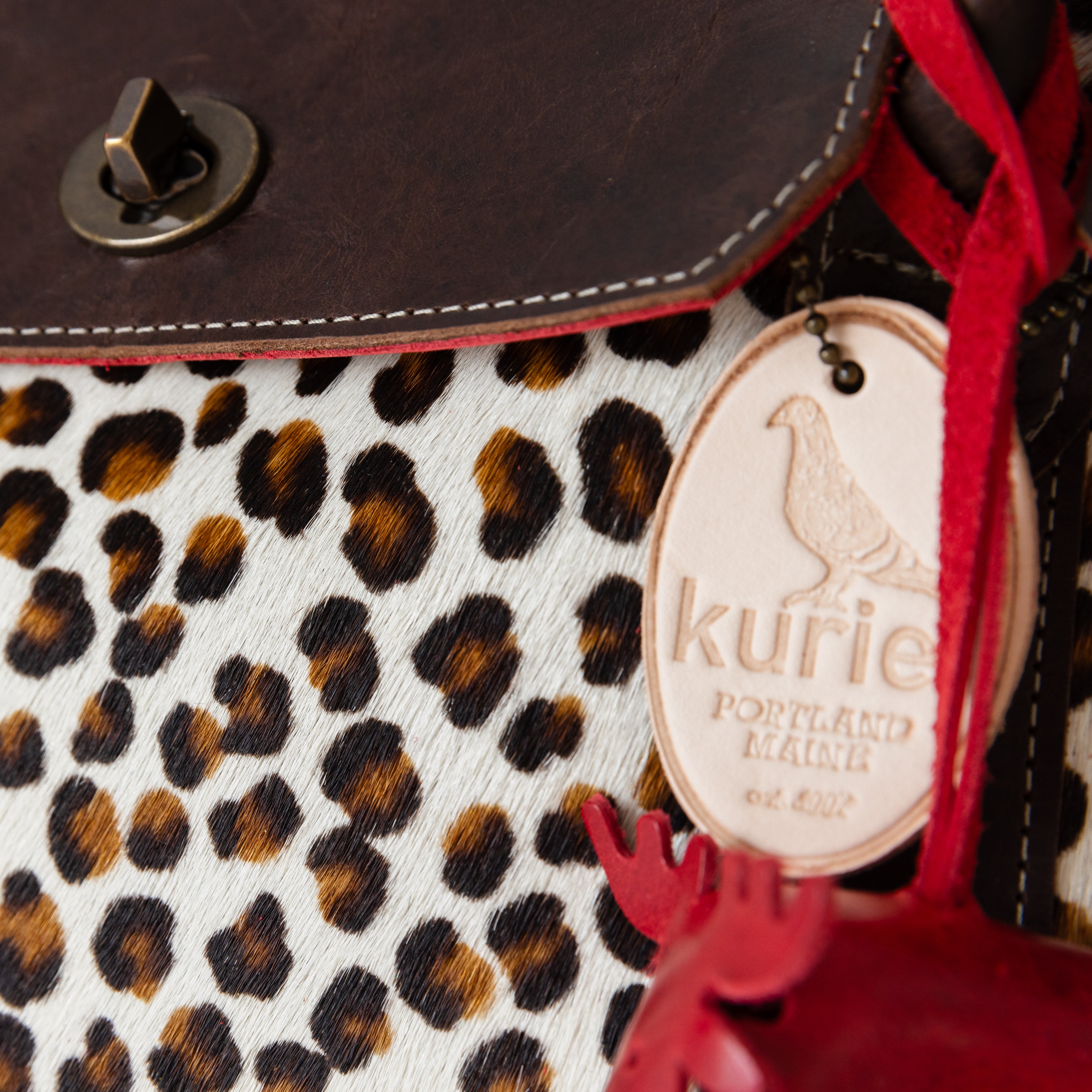 The Jane Bag - Hair on Leopard leather