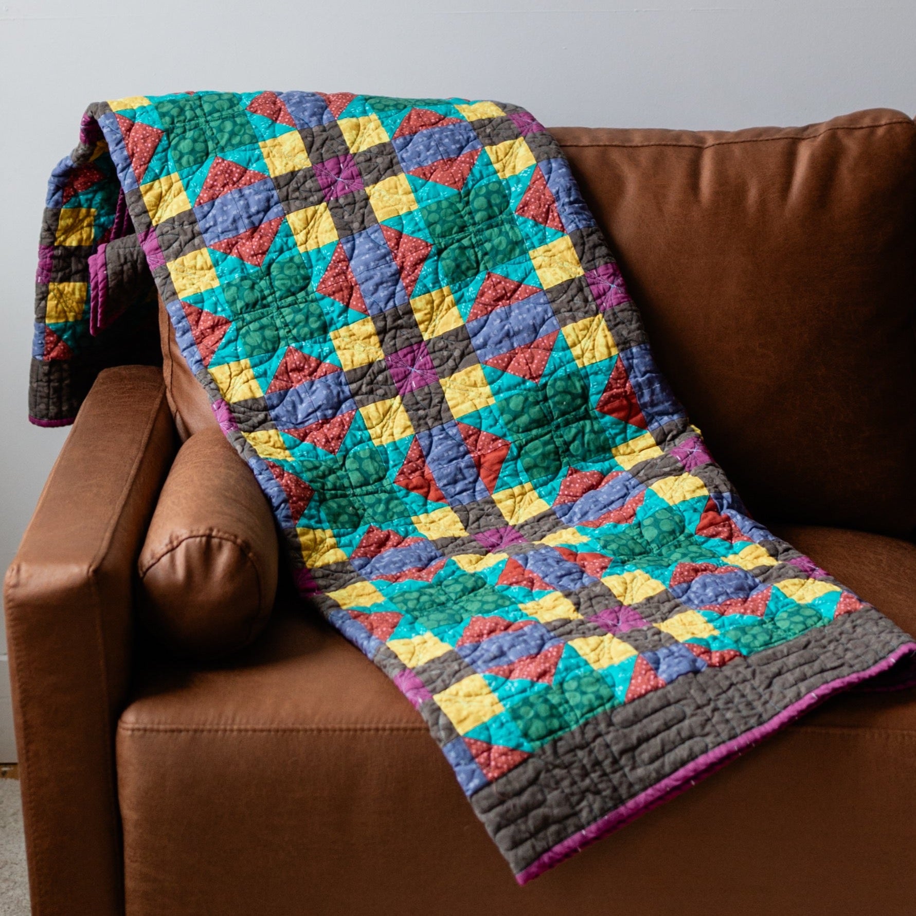 Batik Burst | Handmade Quilt