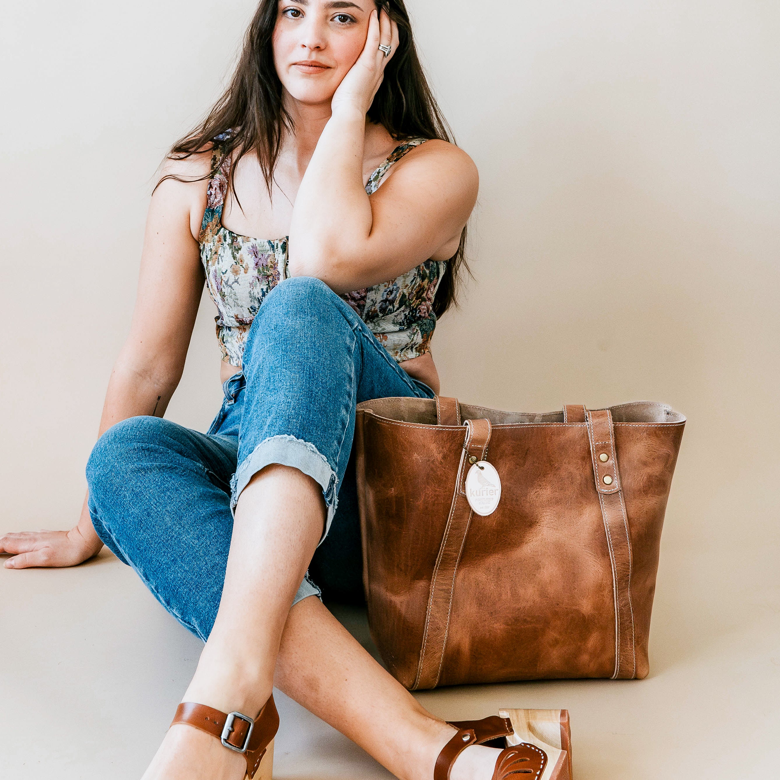 Rustic Blue Hill tote | Limited Edition