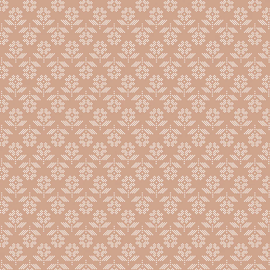 Stitch Flower Nutmeg