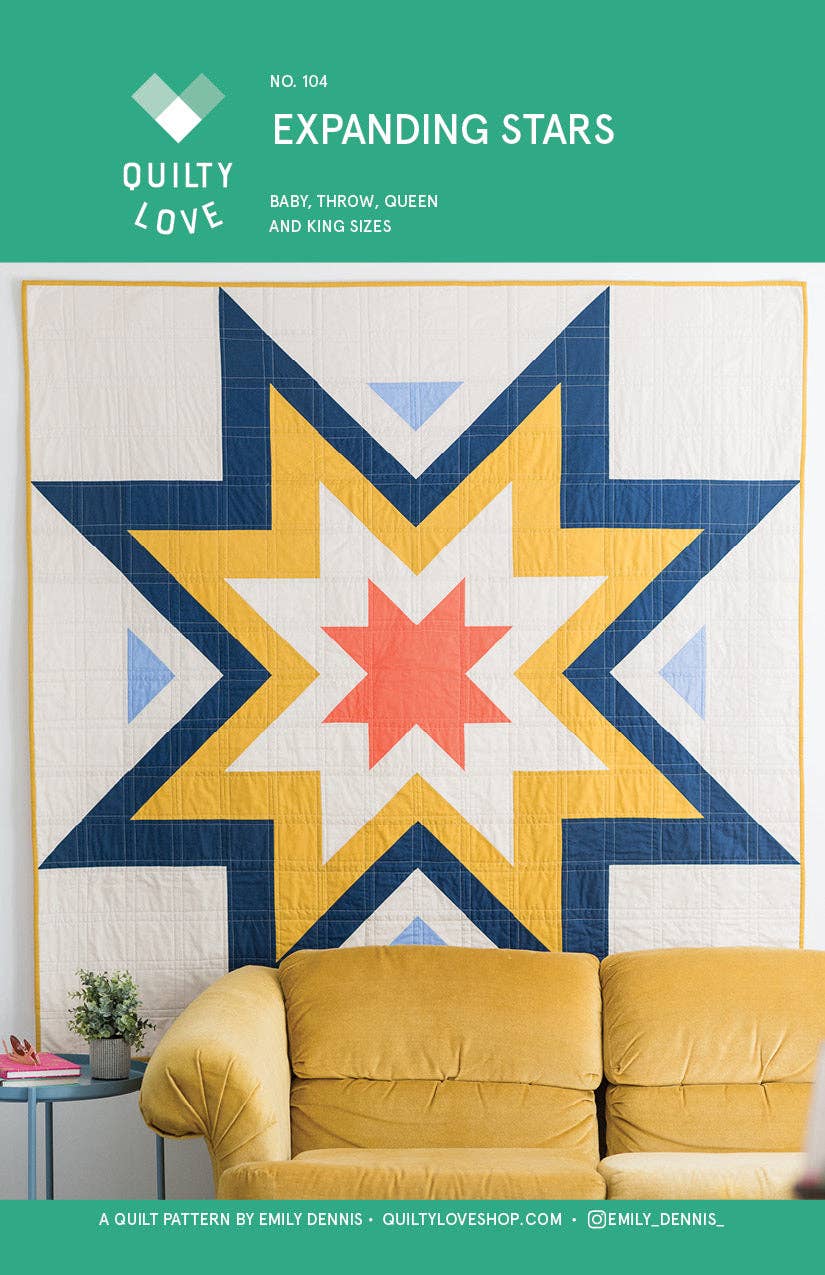 Expanding Stars PAPER quilt pattern