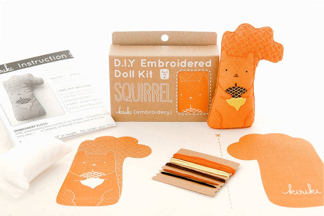 Squirrel - Embroidery Kit
