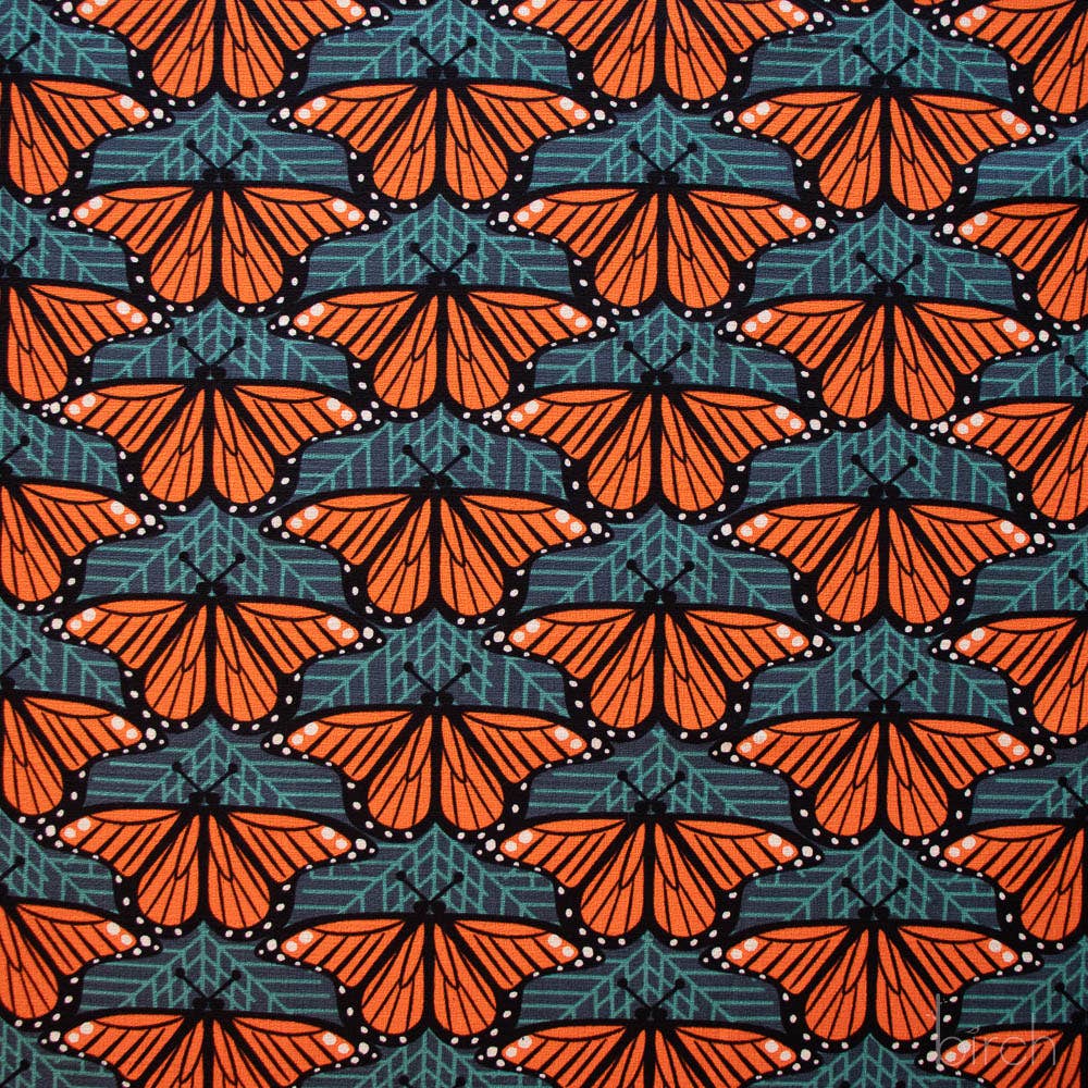 Charley Harper: Monarch Butterflies Barkcloth