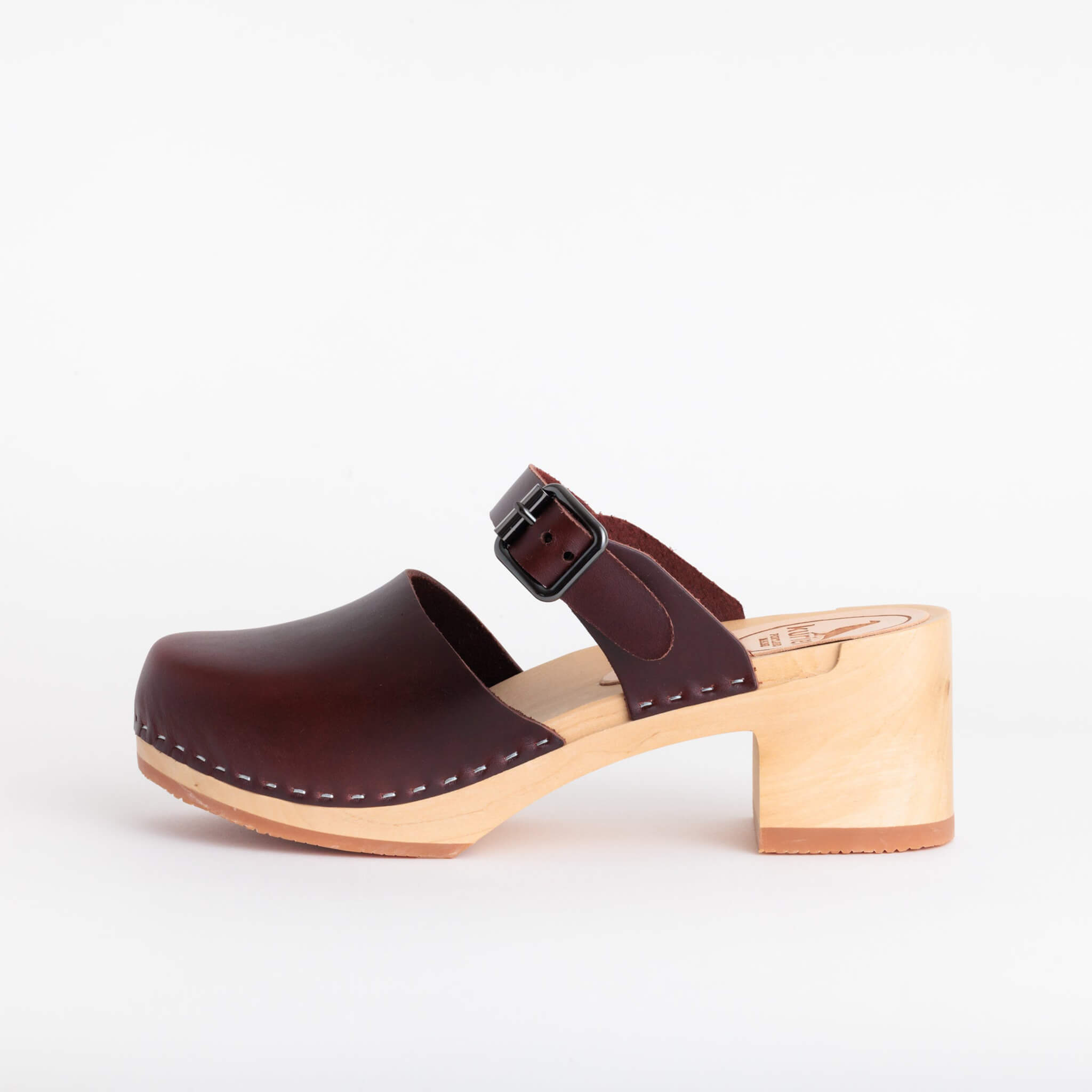 Wooden high heel on sale clogs