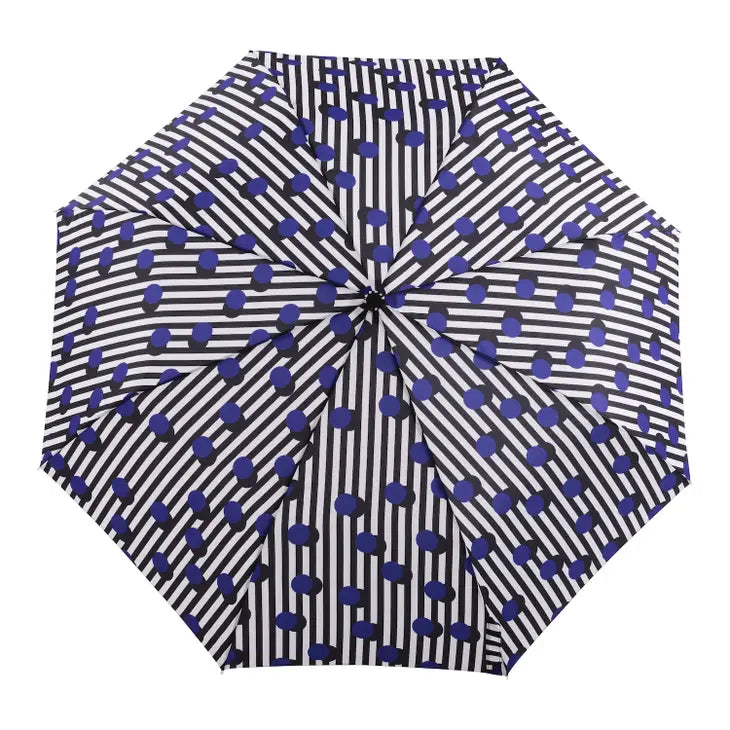 Polkastripe Compact  Umbrella