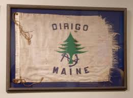 Dirigo Maine Flag Camp Mug